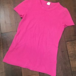 Cute pink J Crew short sleeved sweater